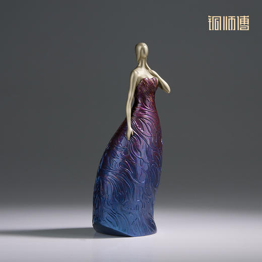 铜师傅《美韵》客厅桌面铜摆件 家居装饰工艺品 商品图3