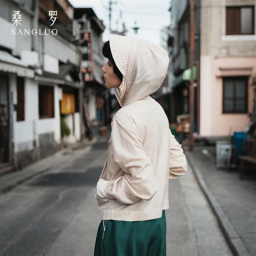 【夏日必备】桑罗桑蚕丝防晒衣女款UPF50+透气散热凉感运动骑行外套 商品图3