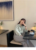 Max Daex薄荷奶油绿爱心衬衫 | 温柔又淡雅，自带清冷韩系氛围感 商品缩略图4
