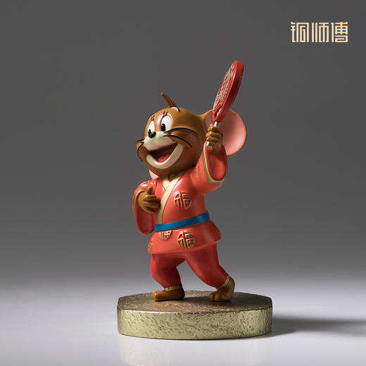 铜师傅 正版授权《猫和老鼠》AI款 限量手办 桌面铜工艺品摆件 商品图4