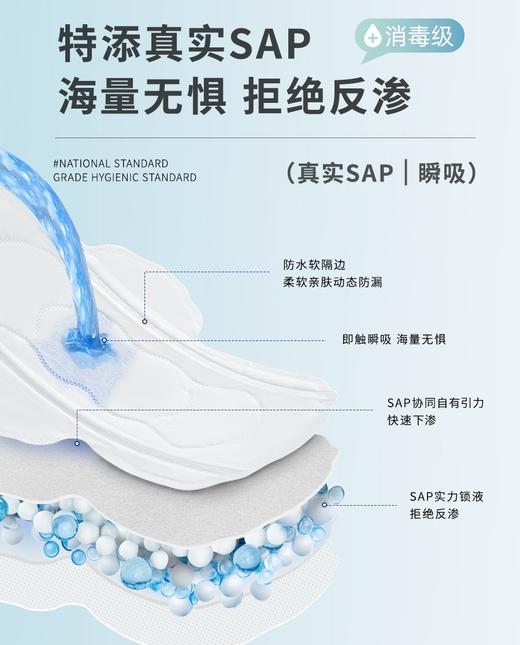 5楼爱慕先生雪绒棉日用卫生巾（245mm*10片）JS150310吊牌价19 商品图4