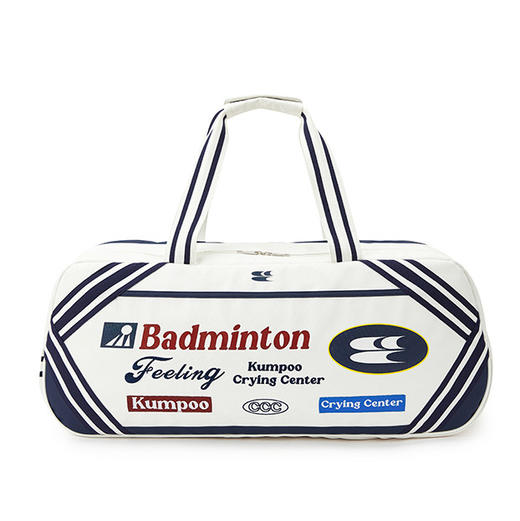 cryingcenterx薰风联名2.0复古条纹经典蓝白多功能羽毛球大方包 商品图4