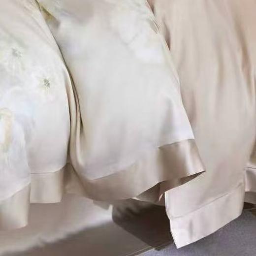 10楼 恐龙 兰精天丝四件套 初晨-米 200*230cm/220*240cm 吊牌价2280-2380元    活动价599-699元 商品图2
