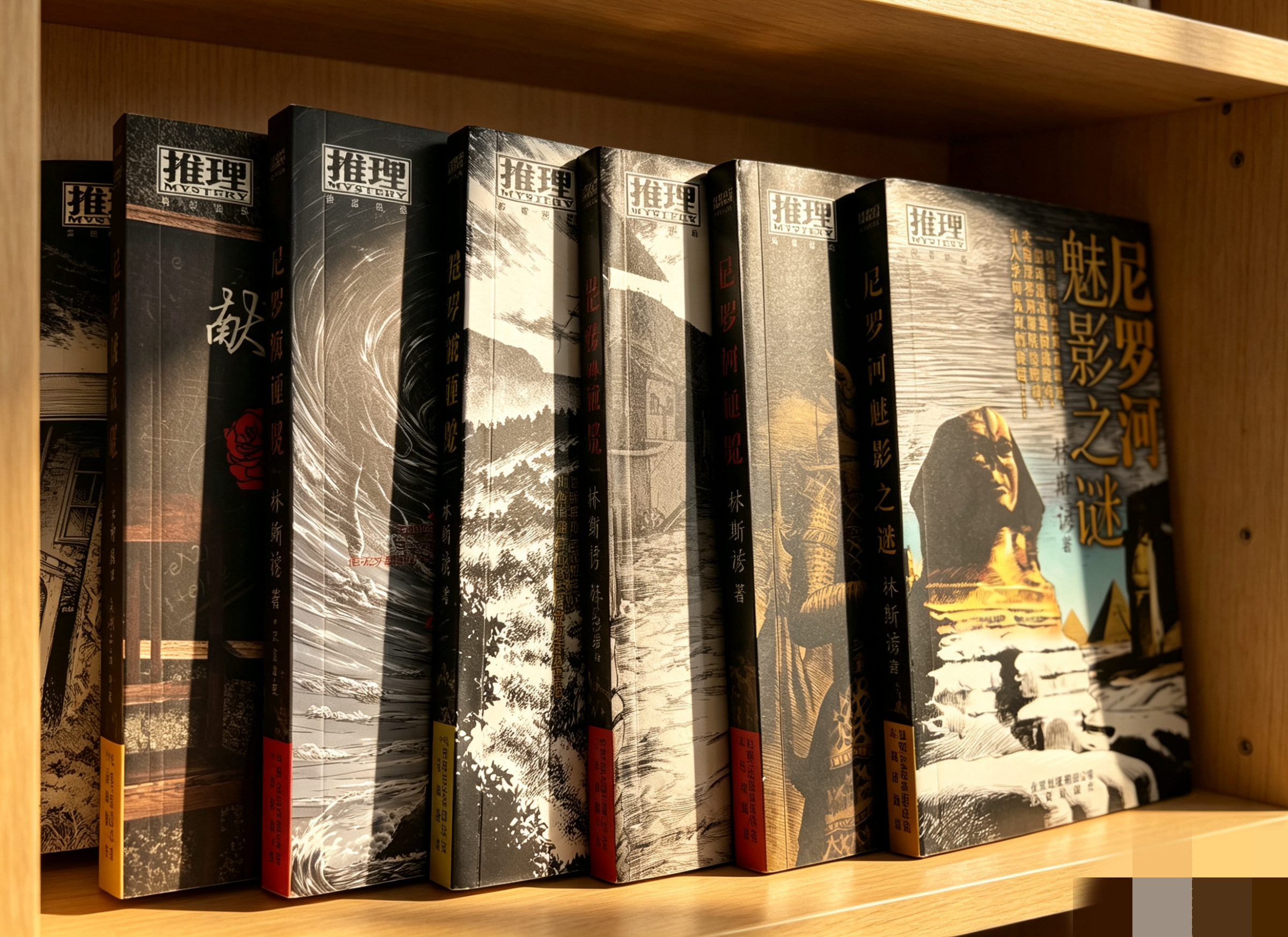 华文推理书系现货7本，80包邮