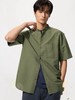 U家同款情侣棉麻立领衬衫短袖休闲宽松衬衣 商品缩略图3