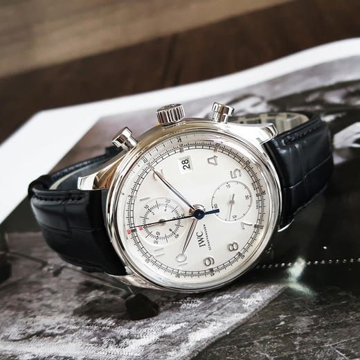【95新】IWC万国IW390403自动机械计时、日期显示42MM（男款）葡萄牙系列精钢220426NJS27 商品图5