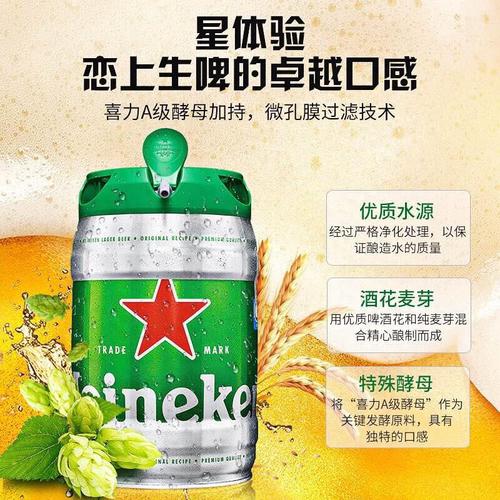 【冰镇】喜力5L啤酒 商品图5