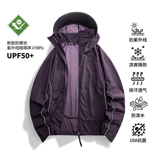 LUCKY DEER/幸运鹿情侣款upf50+轻薄透气户外防晒衣 商品图5