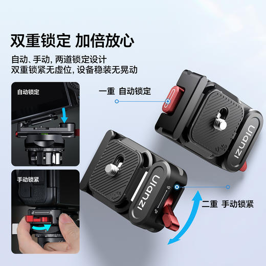 Ulanzi优篮子 UKA12快装套件pro微单反相机快拆板兼容阿卡快装相机配件三脚支架云台稳定器滑轨冷靴底座配件 商品图2