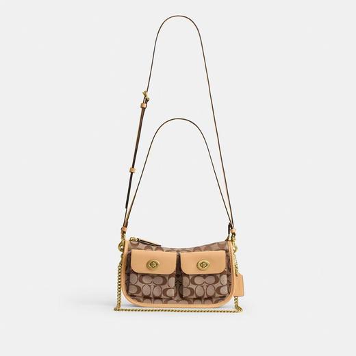 【爆】1楼COACH蔻驰女士经典标志TWIN TURN LOCK WAVERLY口袋手袋 吊牌价2650 现价2439 商品图5