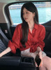 爆款3-7天发货！isabelle marran显白车厘子红全苎防晒衬衫JS3694001 商品缩略图3