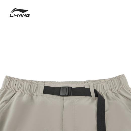 李宁户外CF溯男子直筒冰感舒适防泼水宽松运动长裤AYKW105 商品图6