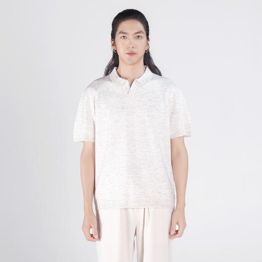 海鸥领针织短袖POLO 商品图0