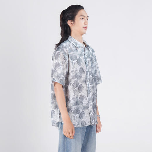 印花短袖衬衫 商品图1