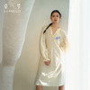微笑豚豚』桑罗江豚印花桑蚕丝睡裙女长袖可外穿家居服2026新款 商品缩略图1