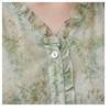 PALUOPO/PL桑蚕丝V领优雅减龄印花裙中长款真丝连衣裙ES250851Z 商品缩略图4