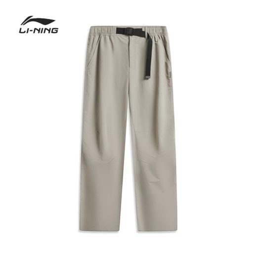 李宁户外CF溯男子直筒冰感舒适防泼水宽松运动长裤AYKW105 商品图4