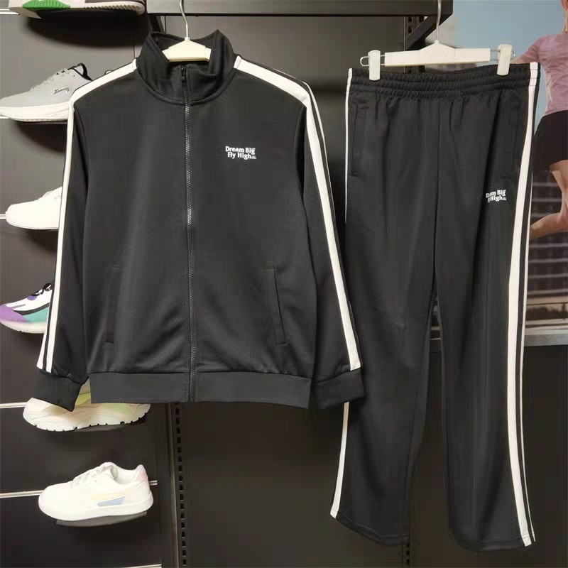 XXM贵人鸟男装秋季新款运动裤套装宽松针织运动休闲外套B833C53