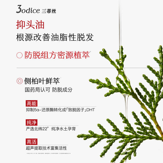 【新品上市】3odice三蒂丝红盾防脱洗发水防断固发蓬松控油洗发露 商品图3