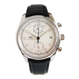 【95新】IWC万国IW390403自动机械计时、日期显示42MM（男款）葡萄牙系列精钢220426NJS27
