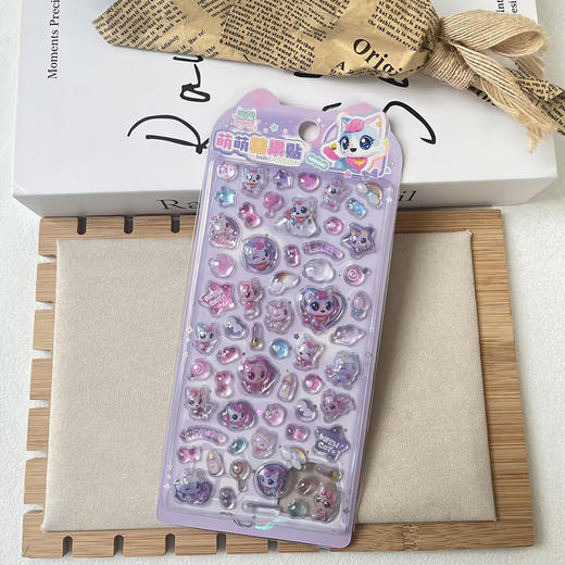 愿望喵喵浮雕水晶贴纸-纪念日百货门店同款171653508 商品图0