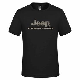 【店庆提前购】6楼吉普JEEP圆领短袖TJ622194541棉感舒适吸湿透气吊牌价399折后价359