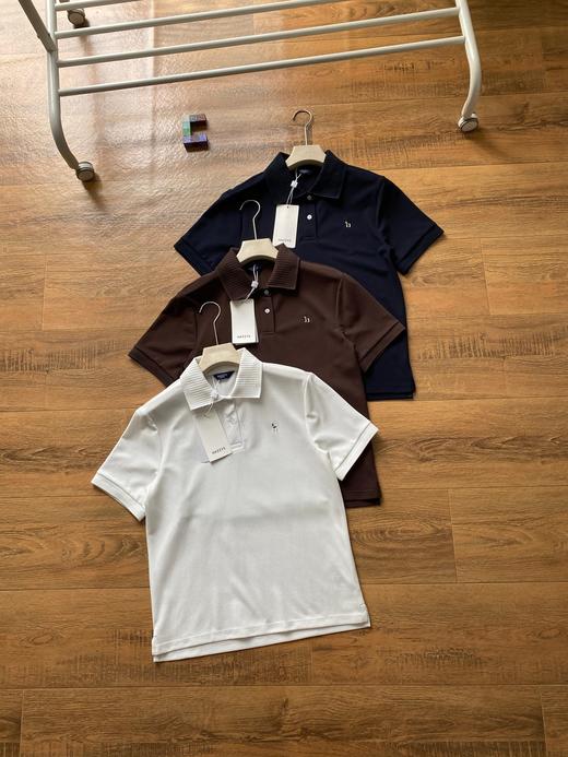哈吉斯polo衫女士时尚休闲短袖T恤宽松通勤上衣 商品图3