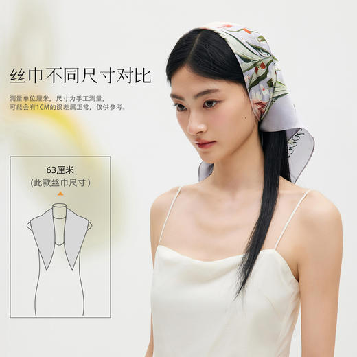 万事利双面印花方巾-清风谣（63厘米） 商品图4