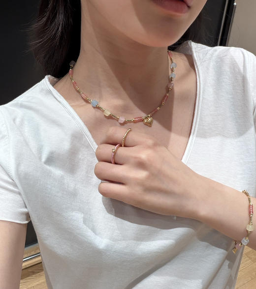 纯元夏日Wen*s糖果彩色多巴胺串珠项链手链 商品图11
