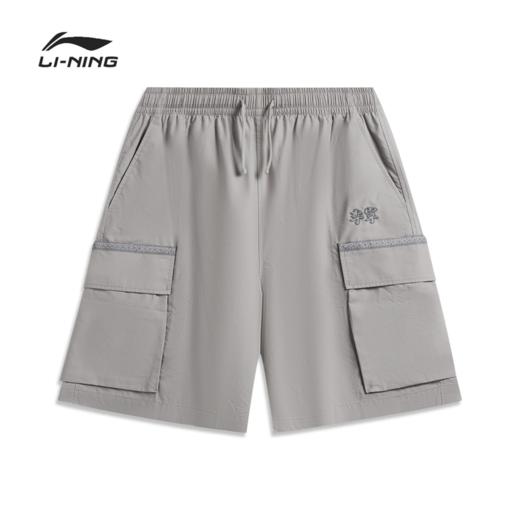 李宁中国文化系列故宫联名男子宽松运动短裤AKSW423 商品图0