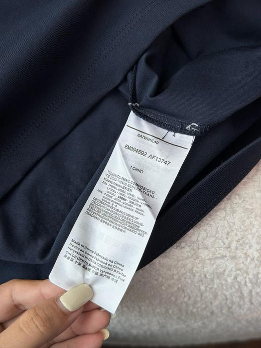 外贸原单正品EMPORIO ARMANI/阿玛尼 26SS轻奢丝光棉圆领刺绣短袖T恤，一盒两件。S-XXL 商品图7