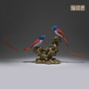 铜师傅 铜摆件《铜师傅百鸟集》之寿带鸟 家居饰品客厅桌面摆件 商品缩略图3