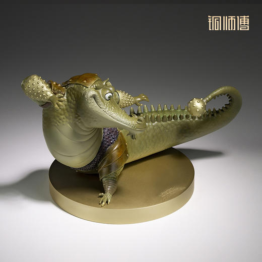 铜师傅 铜摆件《功夫熊猫》之流星鳄大侠 商品图2