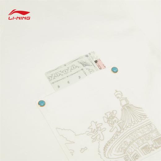 李宁中国文化系列故宫联名男女同款冰感舒适吸湿排汗宽松短袖文化衫AHSW335 商品图8