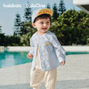 【balaOne】巴拉巴拉婴儿长袖衬衫宝宝衬衣2026新款夏装清新洋气 商品缩略图0