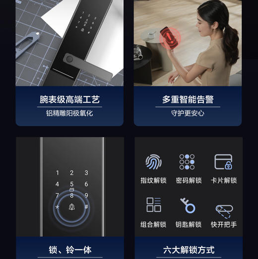 海尔（Haier）智能门锁 L300 商品图1