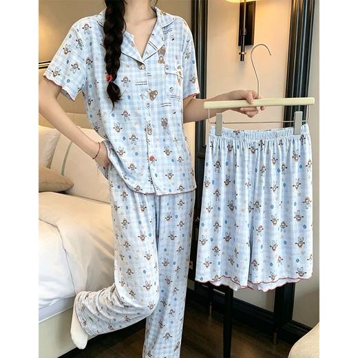 衣号目标云朵棉三件套女睡衣套装1720(L-XL)（下单请备注颜色尺码） 商品图1