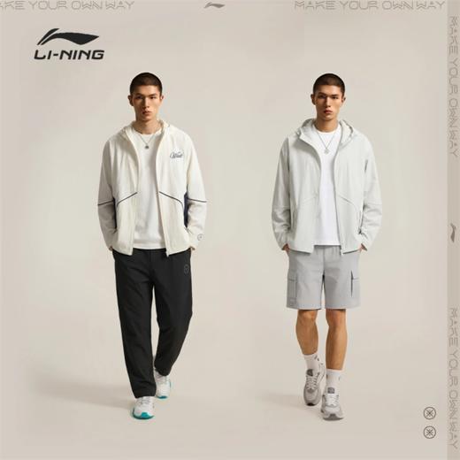 李宁韦德系列男子防晒宽松运动风衣AFDW339 商品图2