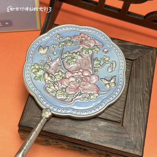 湖南省博物馆平安如意手持化妆镜新中式国风小镜子生日毕业礼物 商品图1