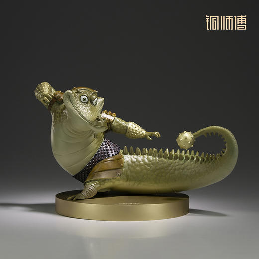 铜师傅 铜摆件《功夫熊猫》之流星鳄大侠 商品图3