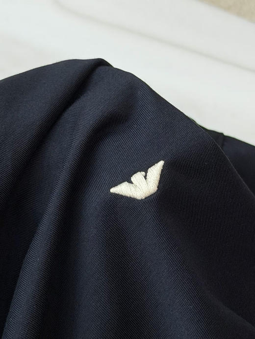 外贸原单正品EMPORIO ARMANI/阿玛尼 26SS轻奢丝光棉圆领刺绣短袖T恤，一盒两件。S-XXL 商品图11