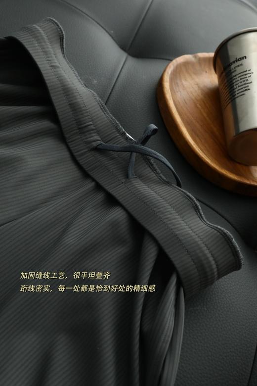 蕉*刘浩存同款凉皮301Cool罗纹冰丝直筒休闲裤 商品图7
