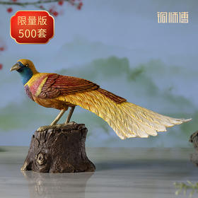 铜师傅 铜摆件《铜师傅百鸟集》之新几内亚极乐鸟