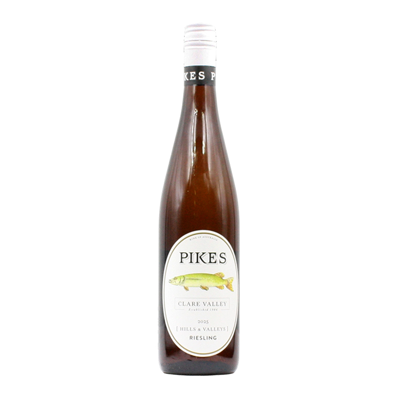 派克酒庄山谷雷司令白葡萄酒2025 Pikes Hills & Valleys Riesling, Clare Valley, Australia