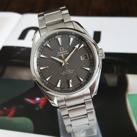 【95新】OMEGA 欧米茄231.10.42.21.06.001天文台认证同轴自动机械机芯日期显示42MM（男款）海马系列精钢140426NJS31 商品图5