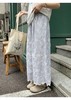 蓝白条纹+立体刺绣棉料直筒阔腿裤 商品缩略图5