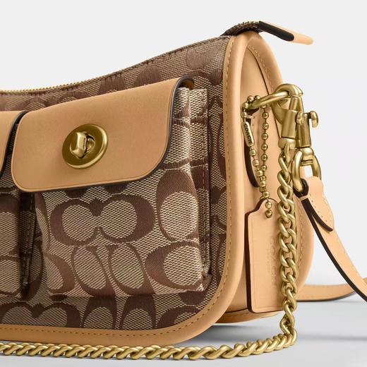 【爆】1楼COACH蔻驰女士经典标志TWIN TURN LOCK WAVERLY口袋手袋 吊牌价2650 现价2439 商品图6
