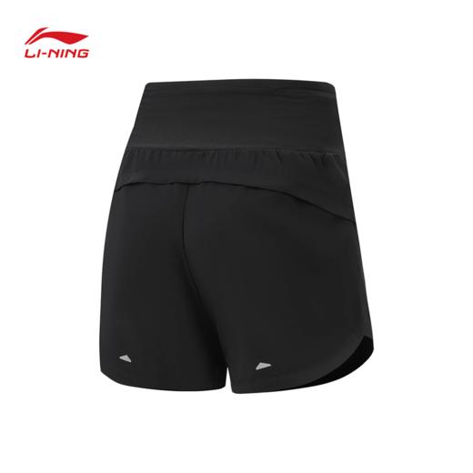 李宁女子反光速干凉爽运动短裤AKSW120 商品图4