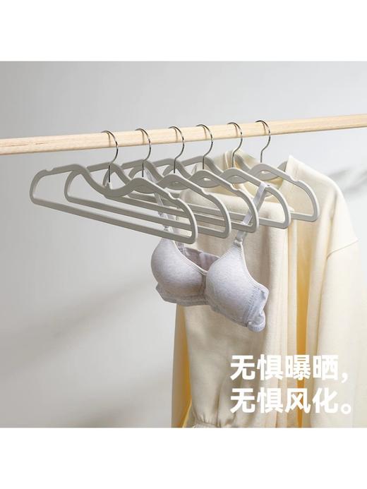 短颈衣架家用挂衣防滑无痕防肩角衣架 商品图1