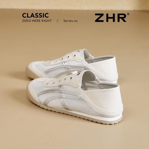 ZHR银色芭蕾德训鞋女2026夏季百搭软底小白鞋网面透气运动休闲鞋 商品图4